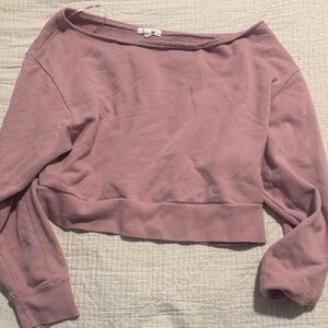 Garage Pink Off-Shoulder Top